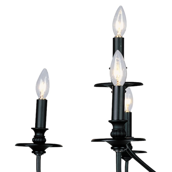 Hartford 9-Light Chandelier In Oil Rubbed Bronze